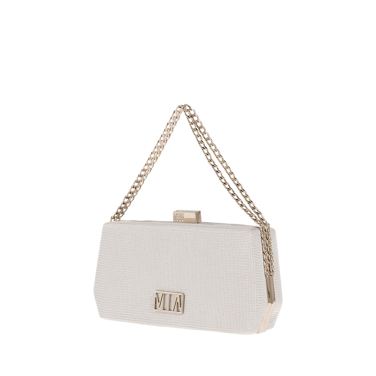 Τσαντάκι clutch με χειρολαβή αλυσίδα - Image 11