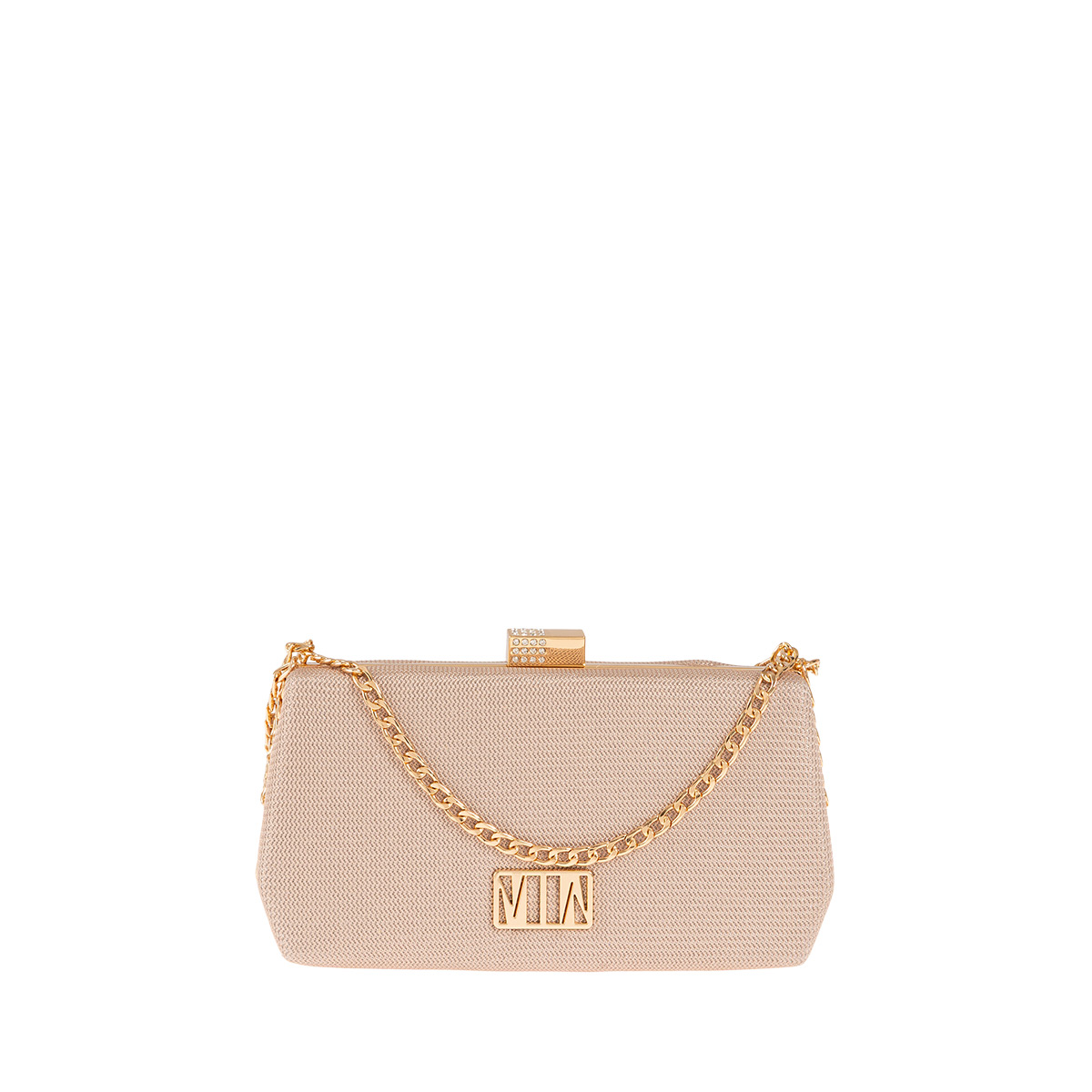 Τσαντάκι clutch με χειρολαβή αλυσίδα - Image 4