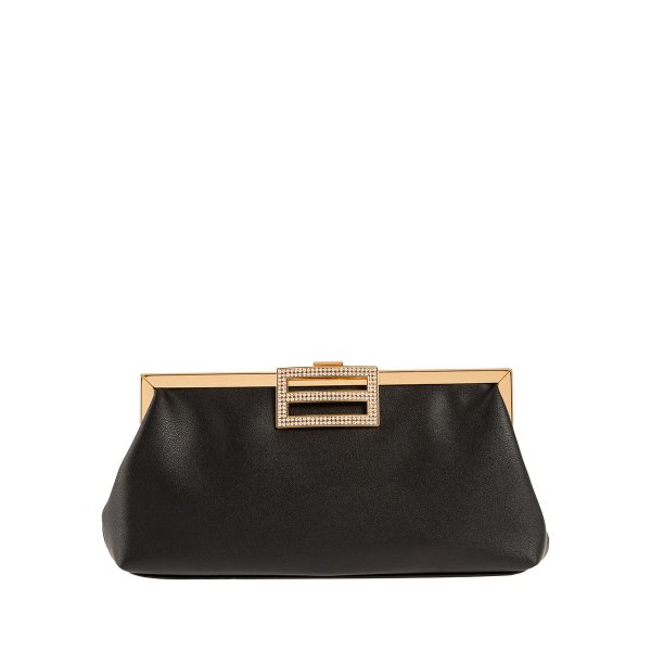 Τσαντάκι clutch με αγκράφα στρας